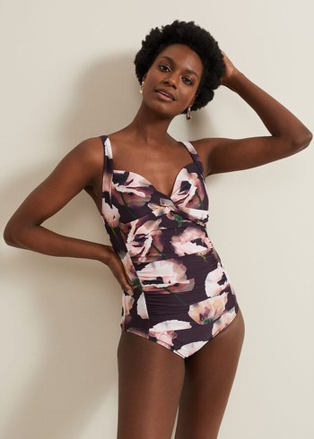 Phase Eight Poppy Print Swimwear Multicolor USA | 2316097-IG